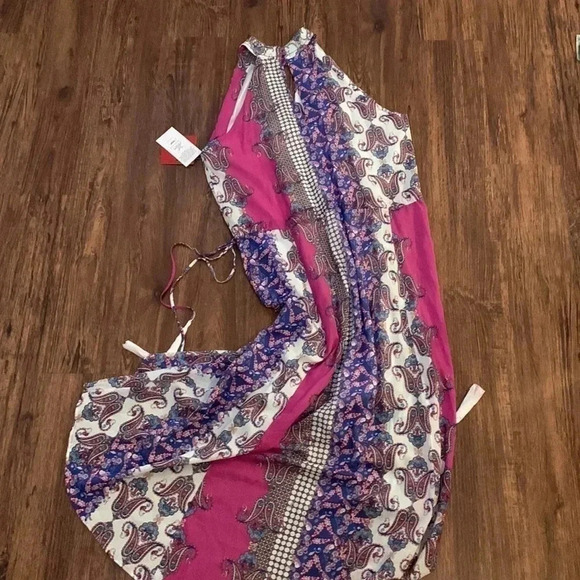 Reba Mosaic Print Dress Colorful Size Large NWT - Picture 9 of 13